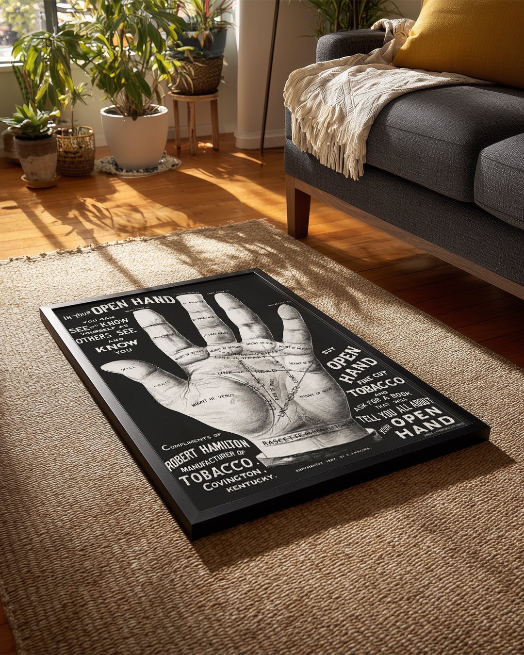 Palm Hand Poster Tablosu
