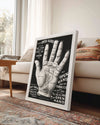 Palm Hand Poster Tablosu