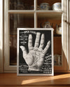 Palm Hand Poster Tablosu