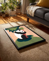 Panda - Siyah Beyaz Desen Poster Tablosu