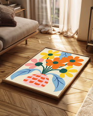 Panier Floral Poster Tablosu