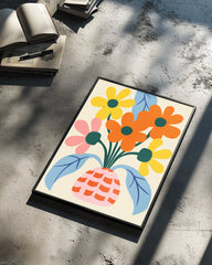 Panier Floral Poster Tablosu