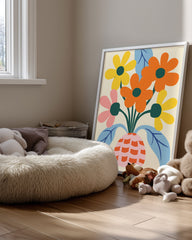 Panier Floral Poster Tablosu