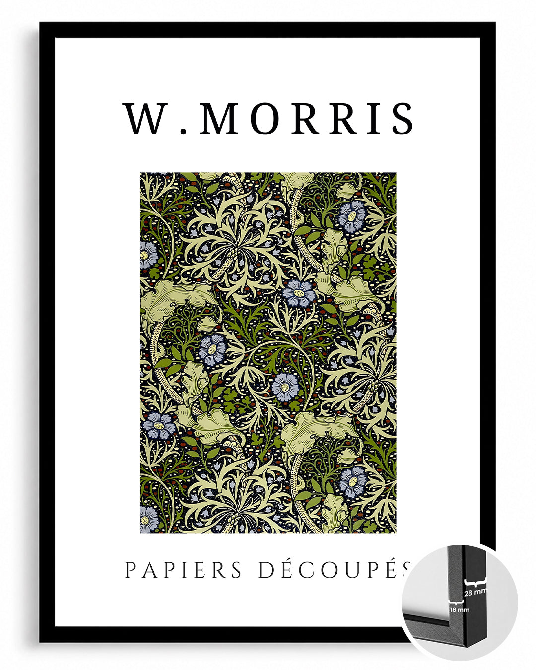 Papers Kesilmiş - William Morris Poster Tablosu