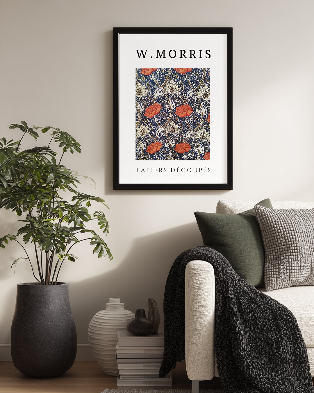 Papier Découpés - William Morris Poster Tablosu