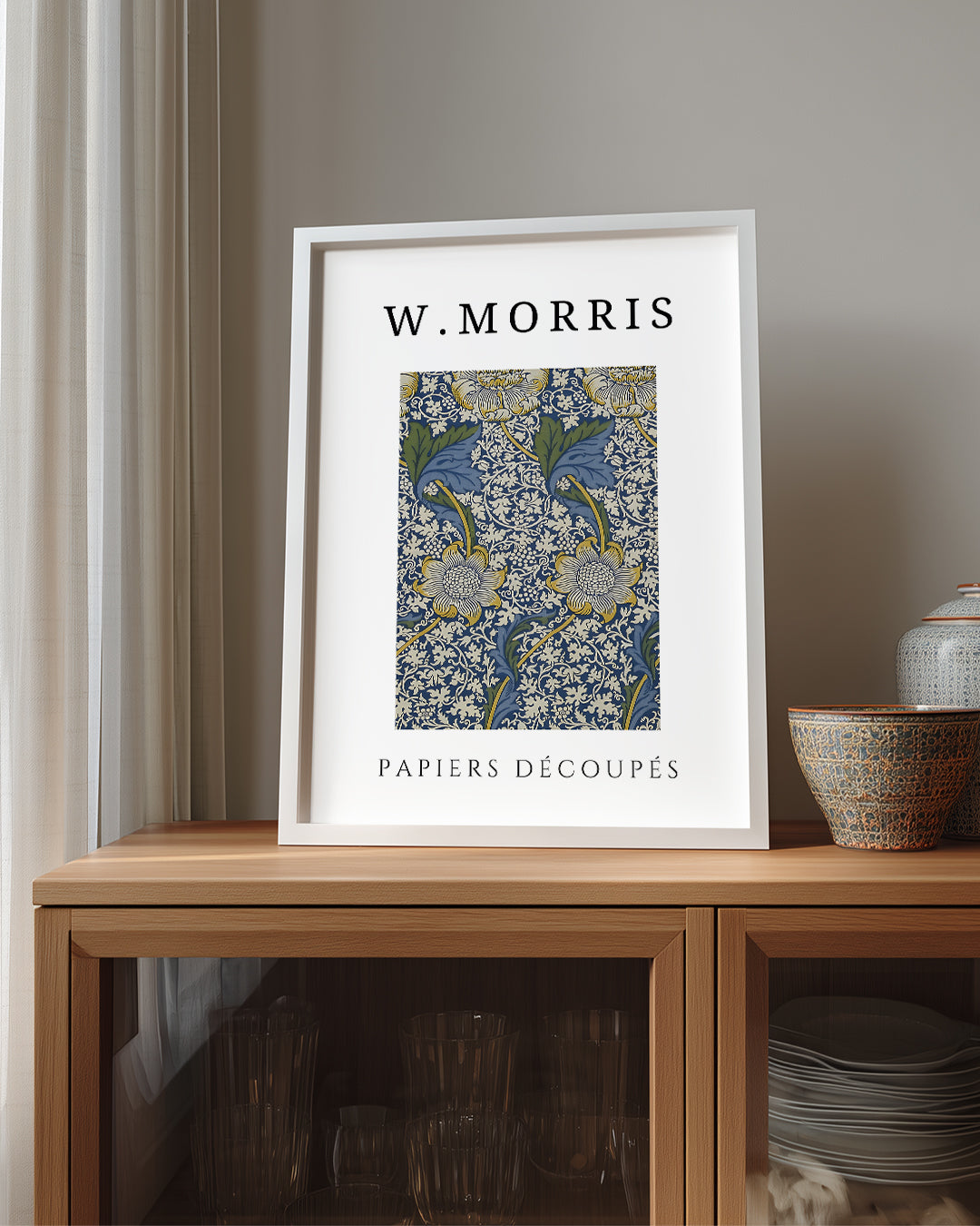 Papier Kesimler - William Morris Poster Tablosu