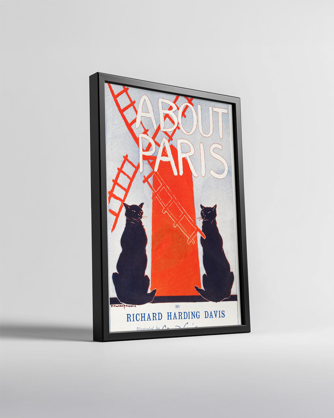 Paris Cats Poster Tablosu