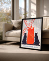 Paris Cats Poster Tablosu