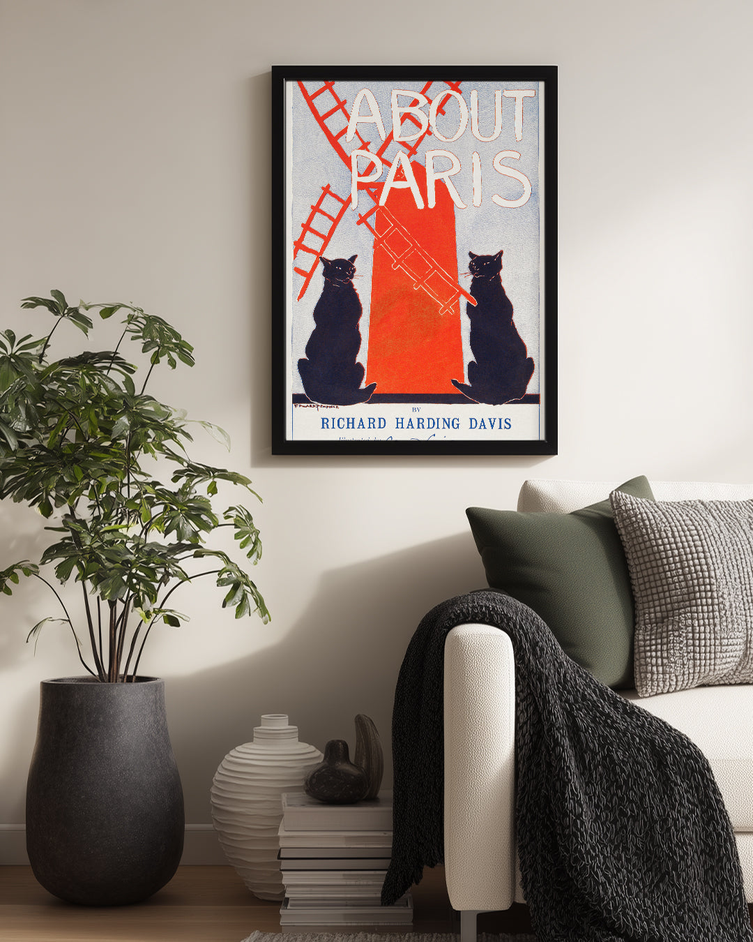 Paris Cats Poster Tablosu