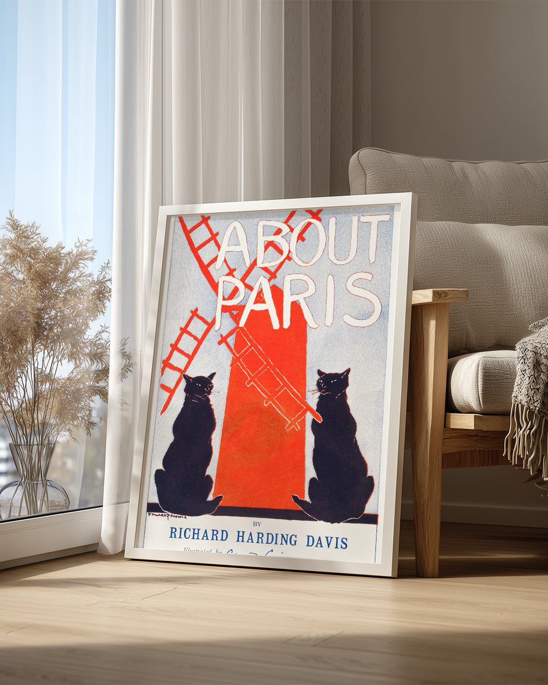 Paris Cats Poster Tablosu
