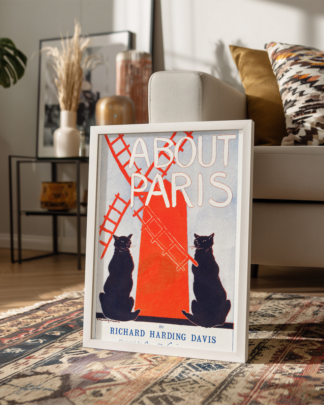 Paris Cats Poster Tablosu