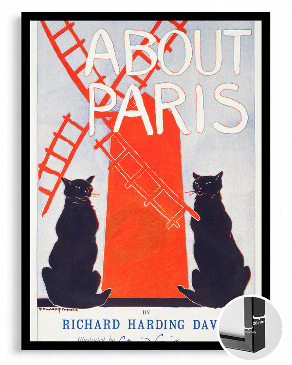 Paris Cats Poster Tablosu