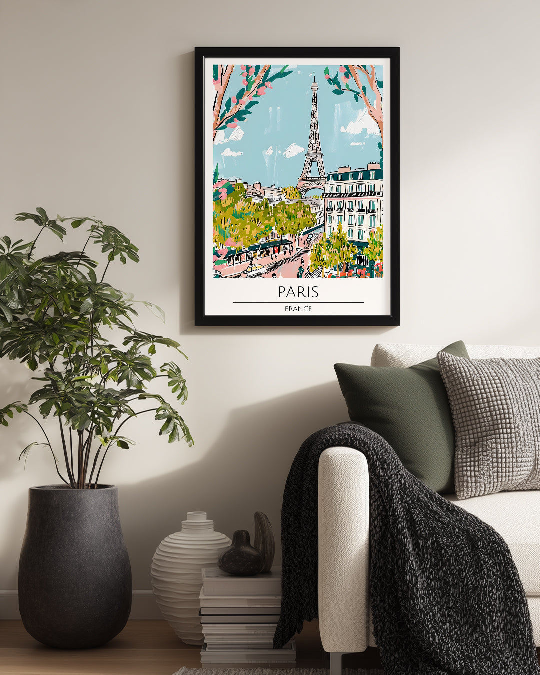 Paris Fransa Poster Tablosu