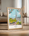 Paris Fransa Poster Tablosu