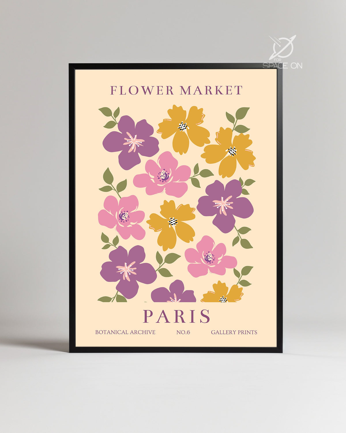 Paris Garden Poster Tablosu