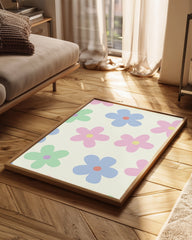 Pastel Bloom Poster Tablosu