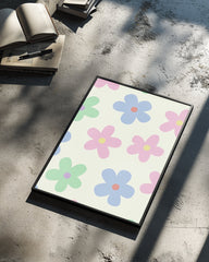 Pastel Bloom Poster Tablosu