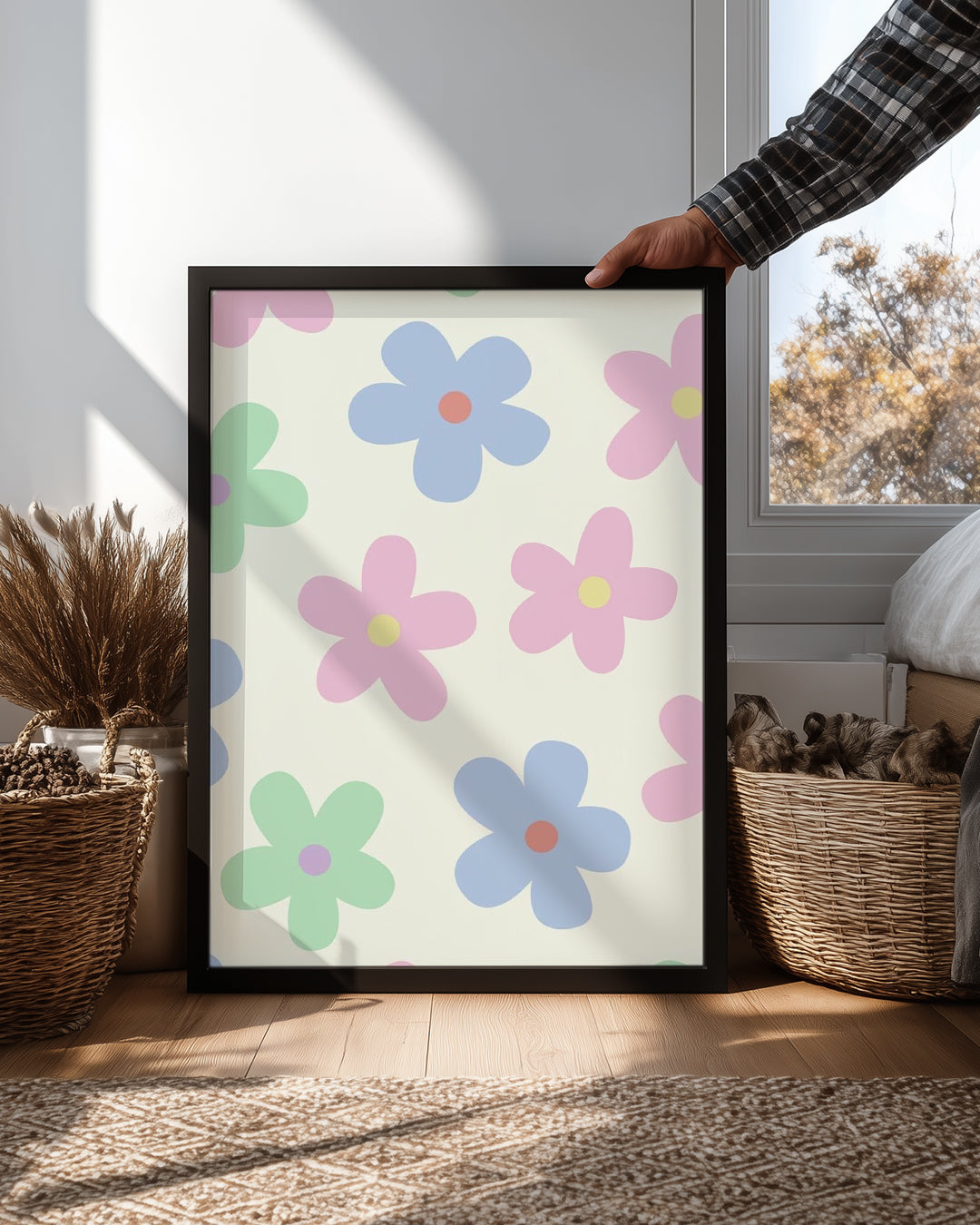 Pastel Bloom Poster Tablosu