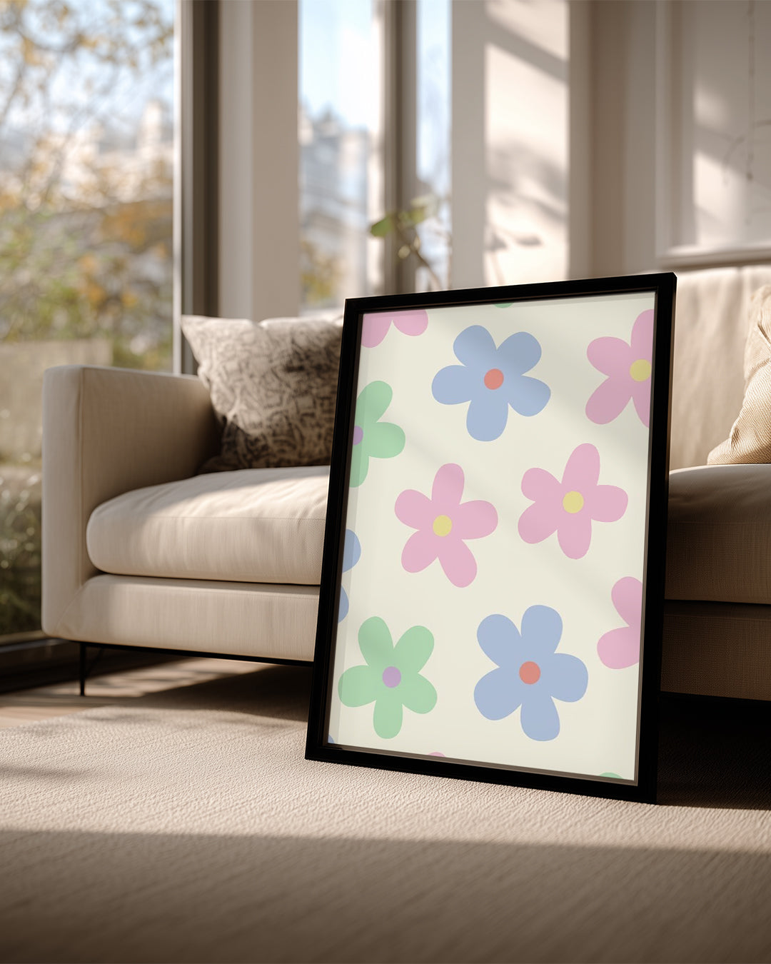 Pastel Bloom Poster Tablosu