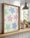 Pastel Bloom Poster Tablosu