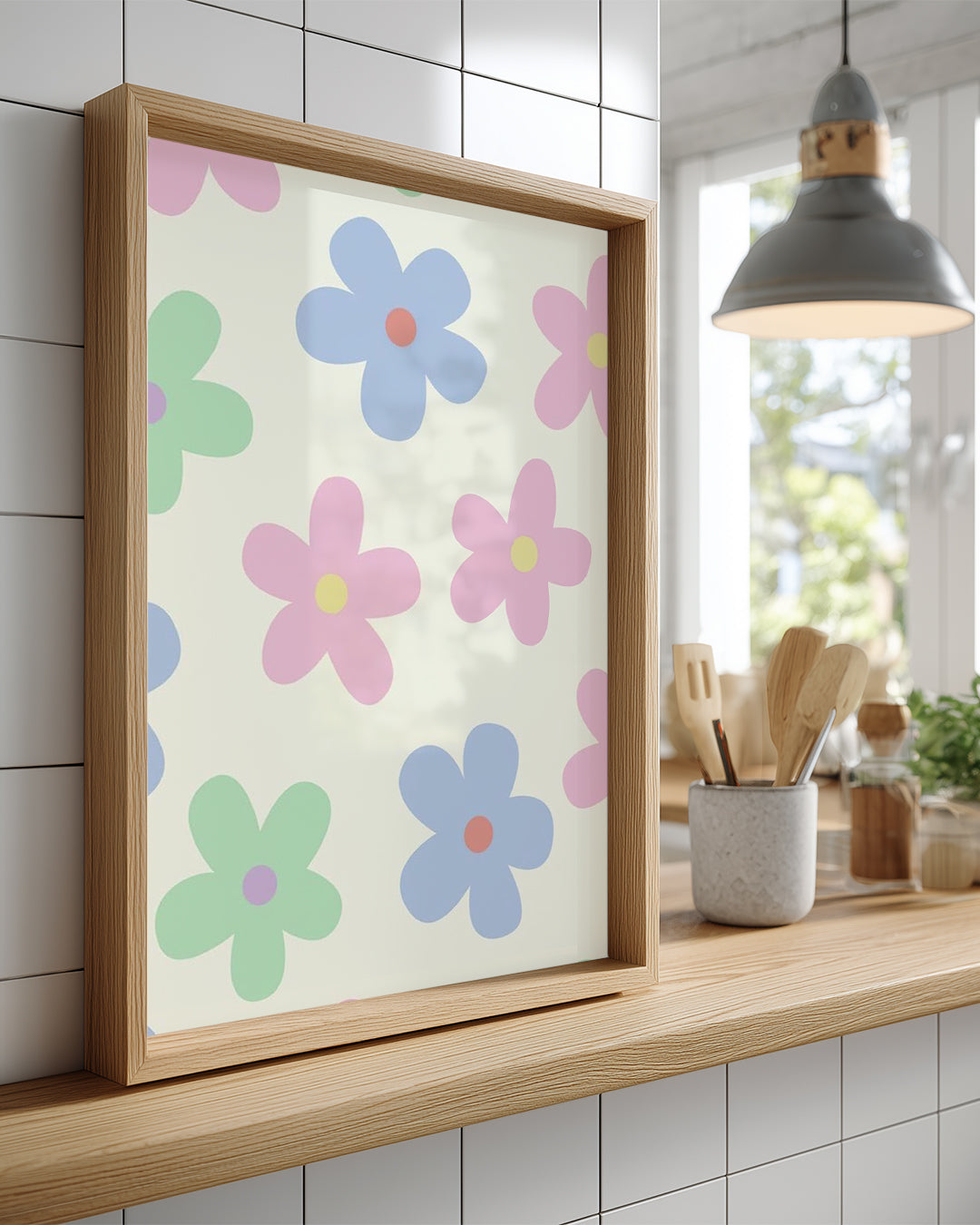 Pastel Bloom Poster Tablosu
