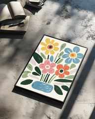 Pastel Pot Poster Tablosu