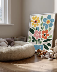 Pastel Pot Poster Tablosu