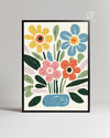 Pastel Pot Poster Tablosu