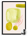 Pastel Soyut - Yumuşak Tonlar Poster Tablosu