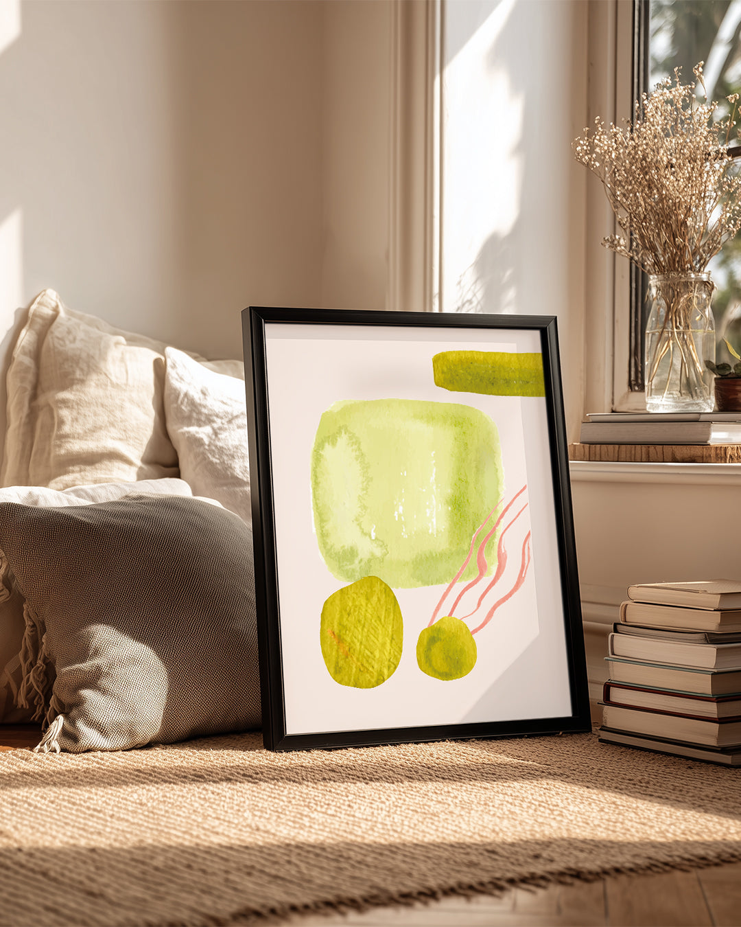Pastel Soyut - Yumuşak Tonlar Poster Tablosu