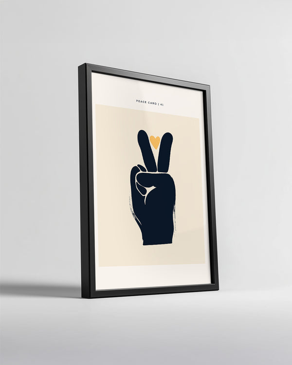 Peace Hand Poster Tablosu