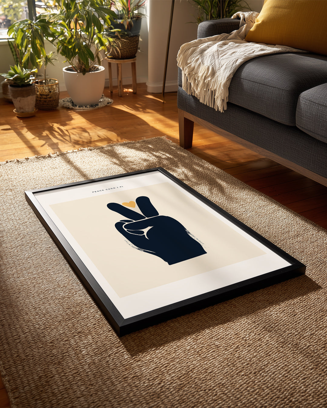 Peace Hand Poster Tablosu