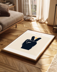 Peace Hand Poster Tablosu