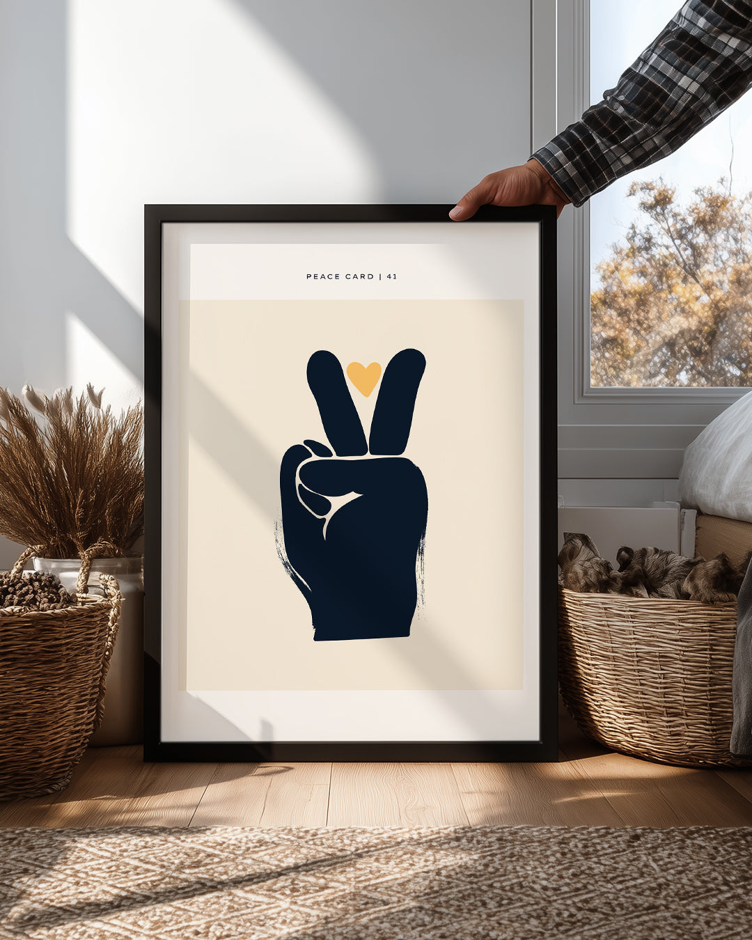 Peace Hand Poster Tablosu