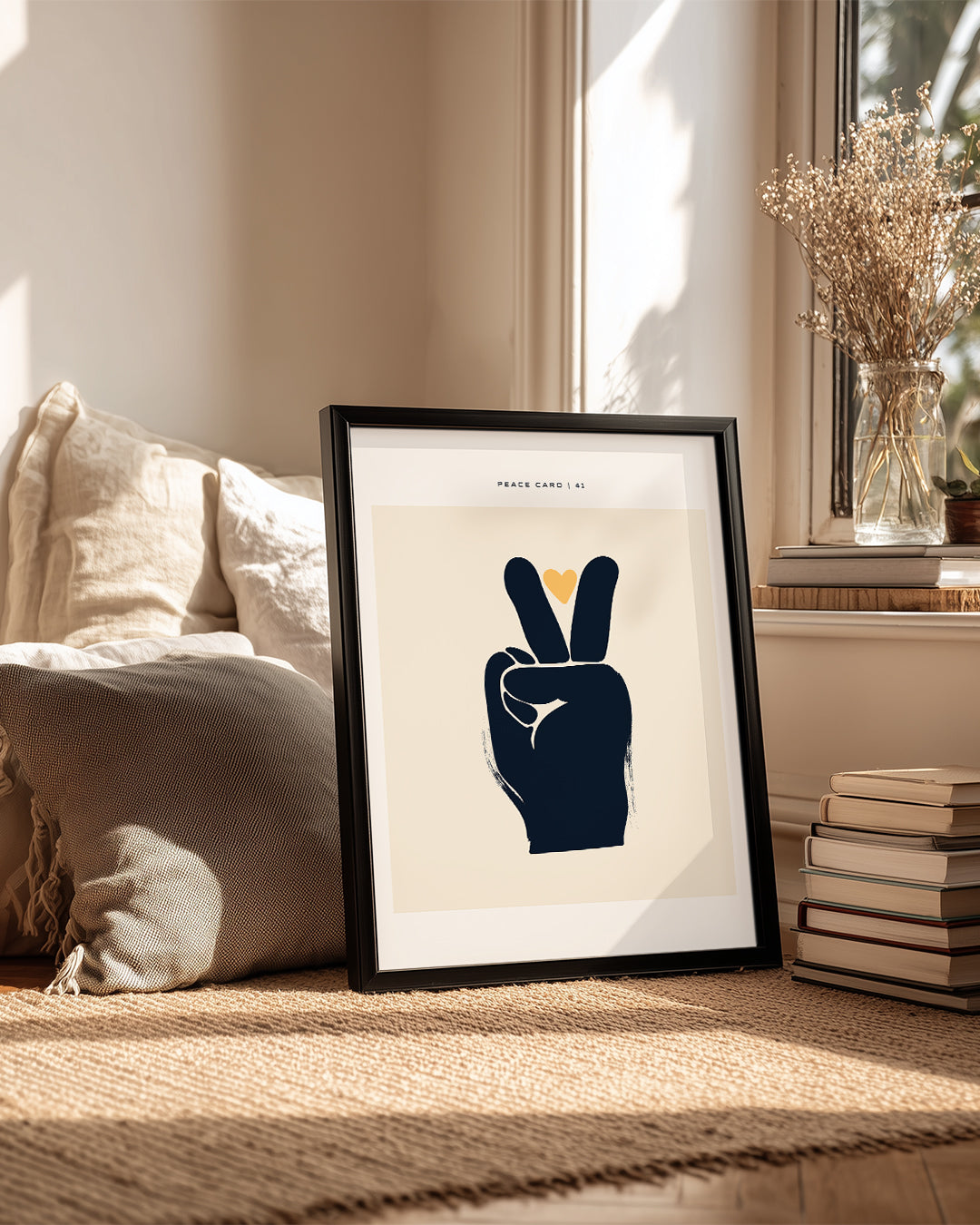 Peace Hand Poster Tablosu
