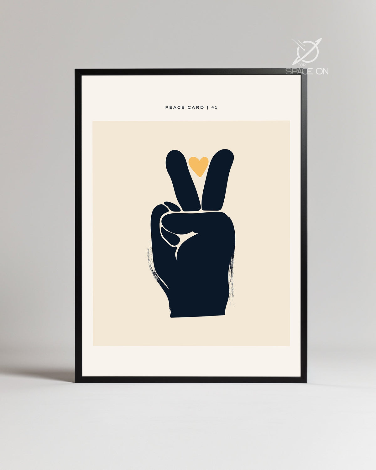Peace Hand Poster Tablosu