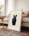 Peace Hand Poster Tablosu