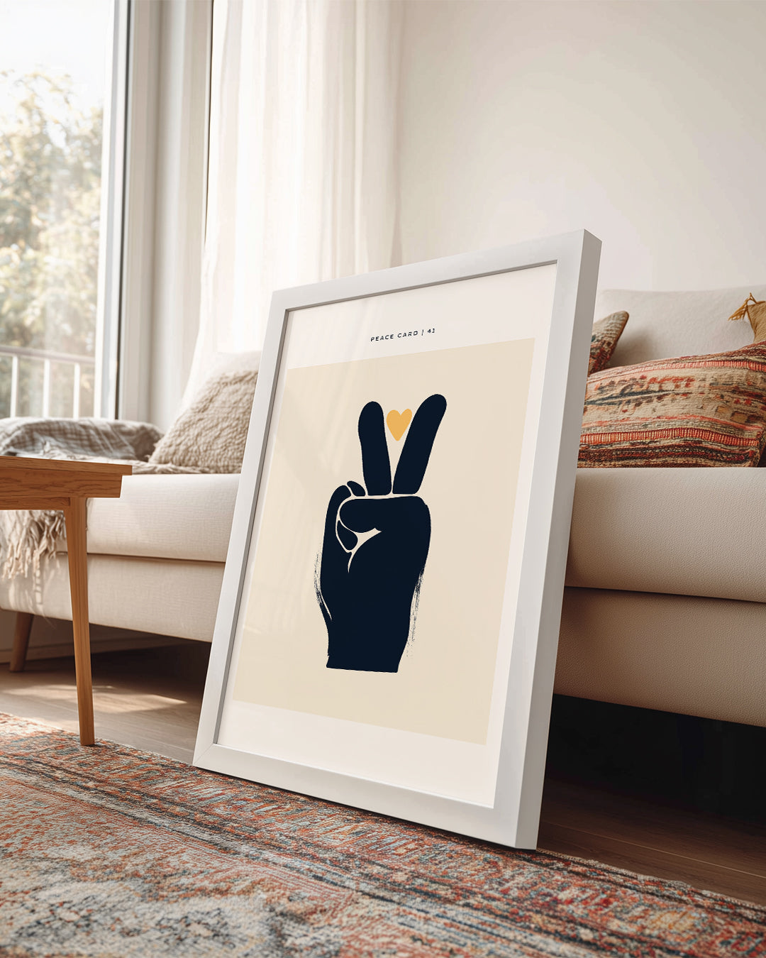 Peace Hand Poster Tablosu
