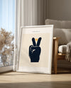 Peace Hand Poster Tablosu