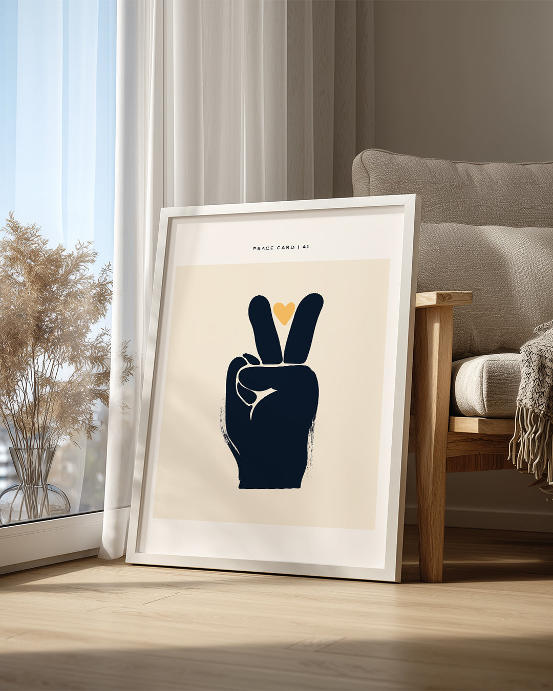 Peace Hand Poster Tablosu