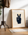 Peace Hand Poster Tablosu