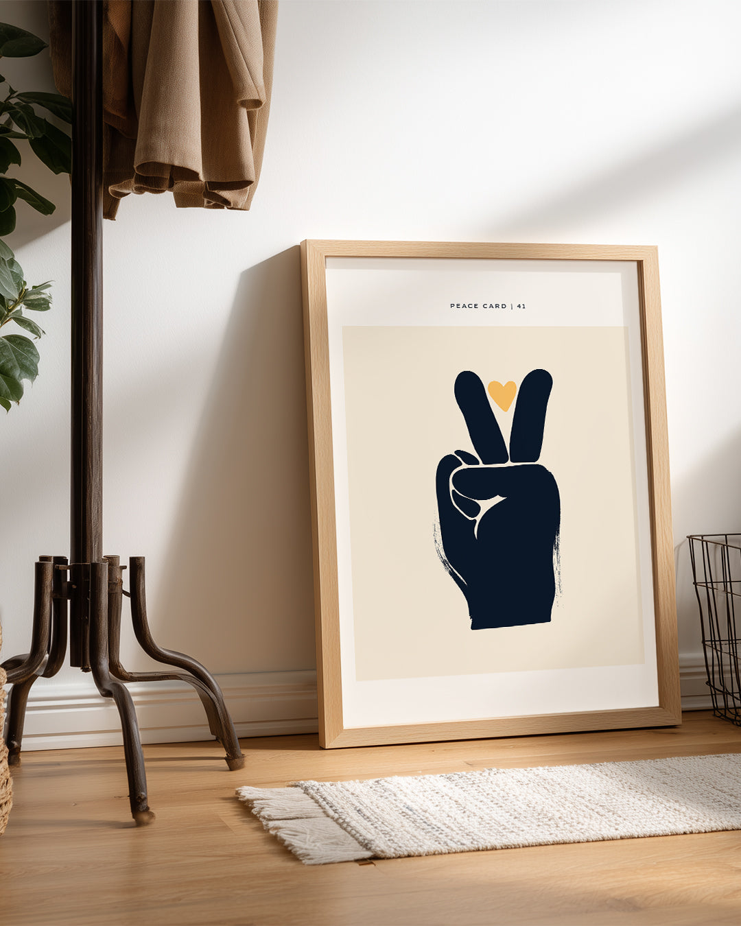 Peace Hand Poster Tablosu