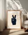 Peace Hand Poster Tablosu