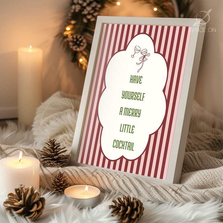 Peaceful Night Snow Poster Tablosu