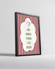 Peaceful Night Snow Poster Tablosu