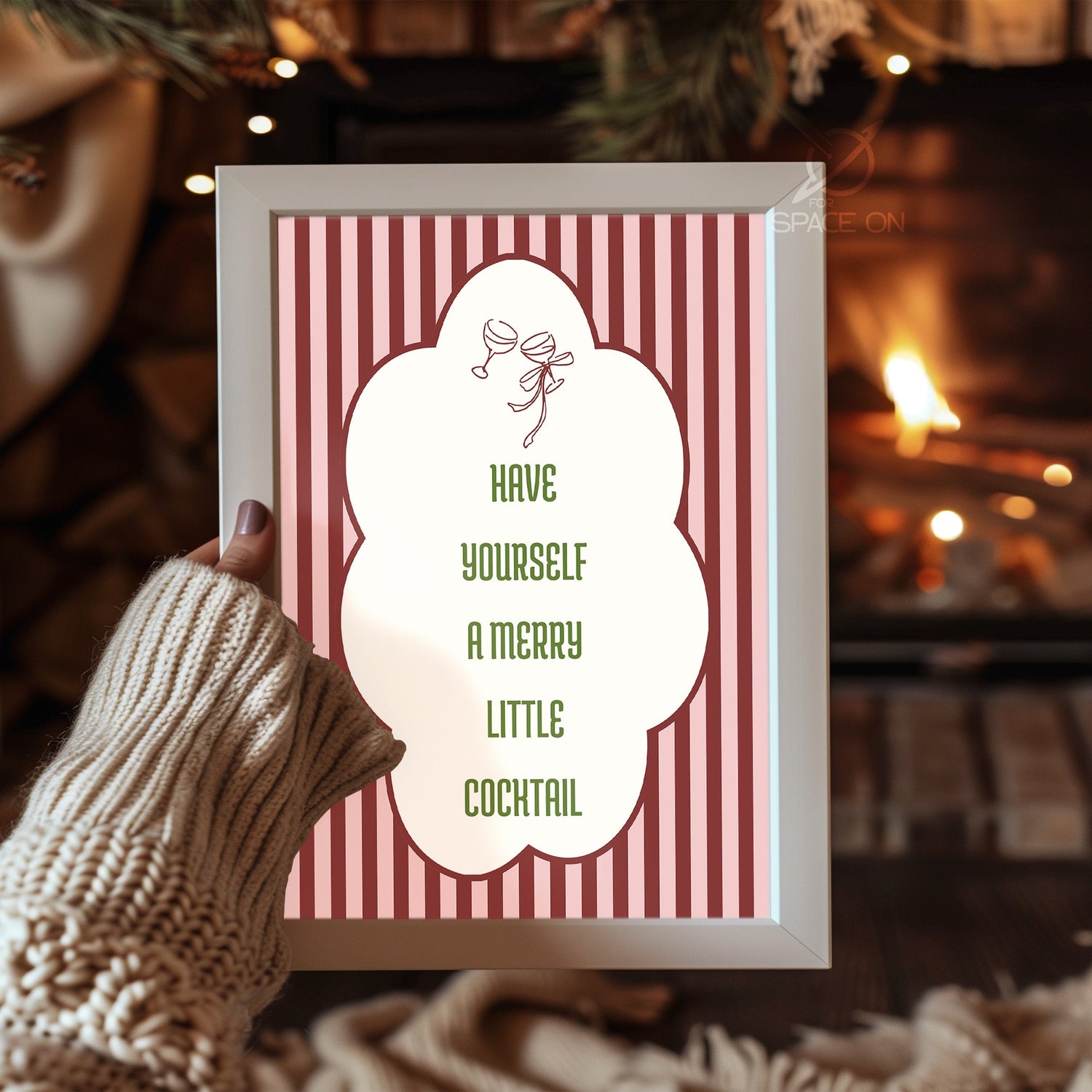 Peaceful Night Snow Poster Tablosu