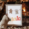 Peaceful Winter Village Poster Tablosu