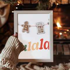 Peaceful Winter Village Poster Tablosu