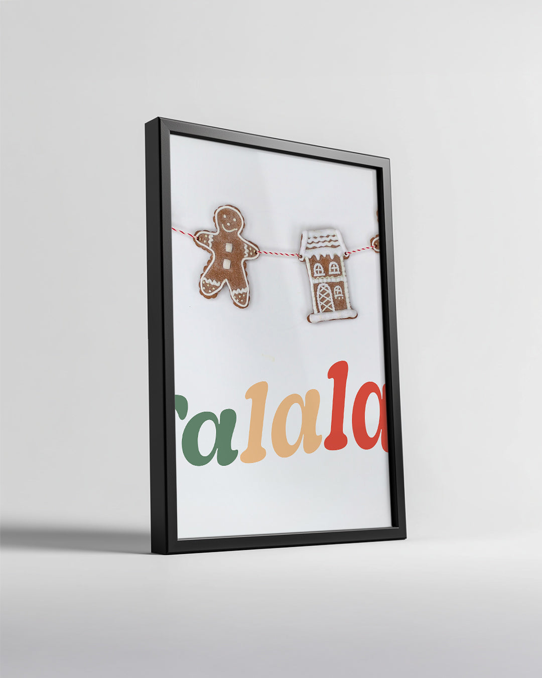 Peaceful Winter Village Poster Tablosu