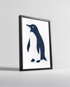 Penguen - Siyah Beyaz Tüyler Poster Tablosu